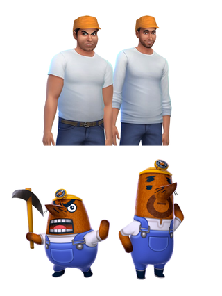 Illustration for article titled Animal Crossing Characters, Humanized in Sims 4